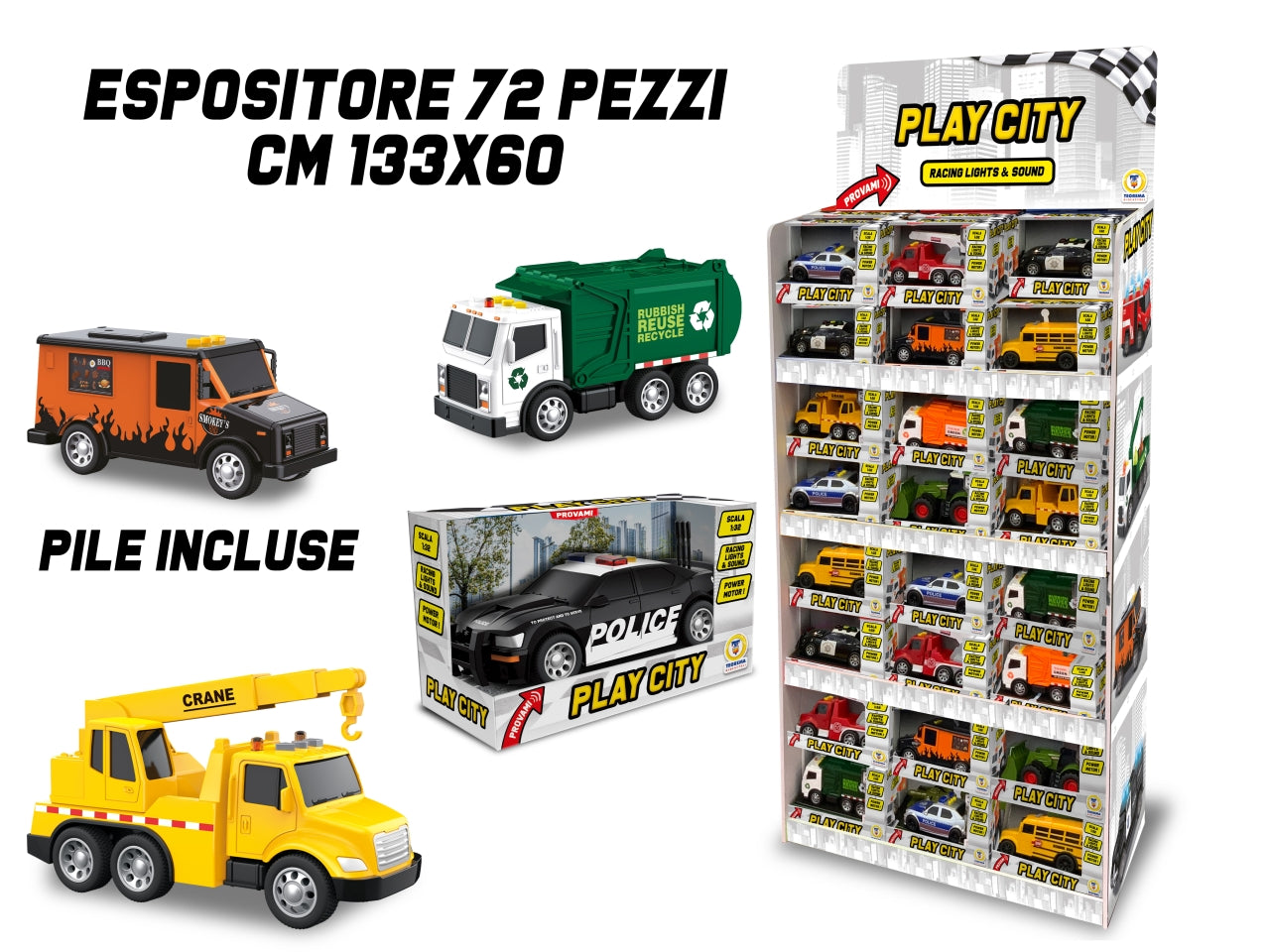 Teo's power scala 1:32 a batteria con pile incluse