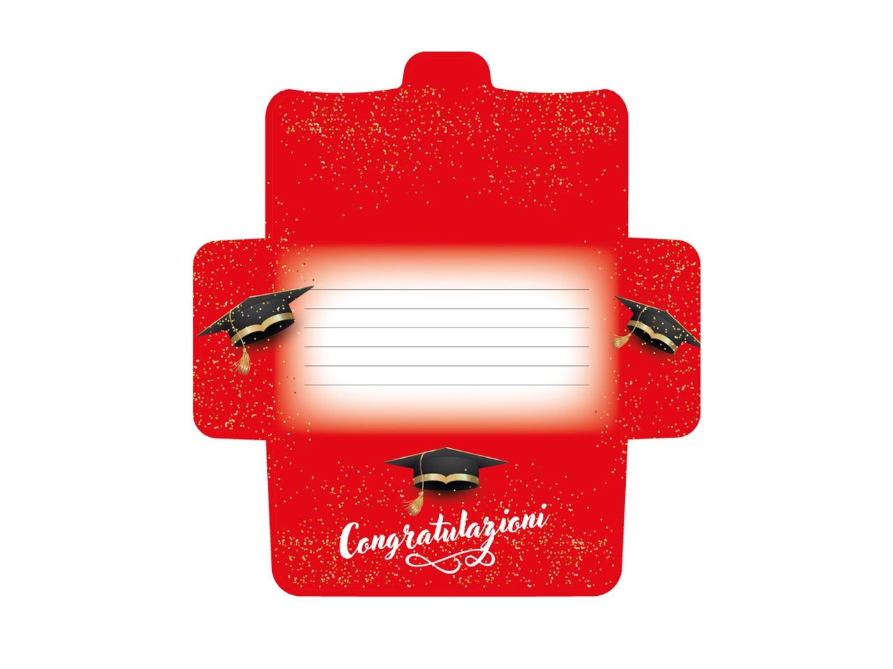 Biglietto portasoldi laurea flashcard 044