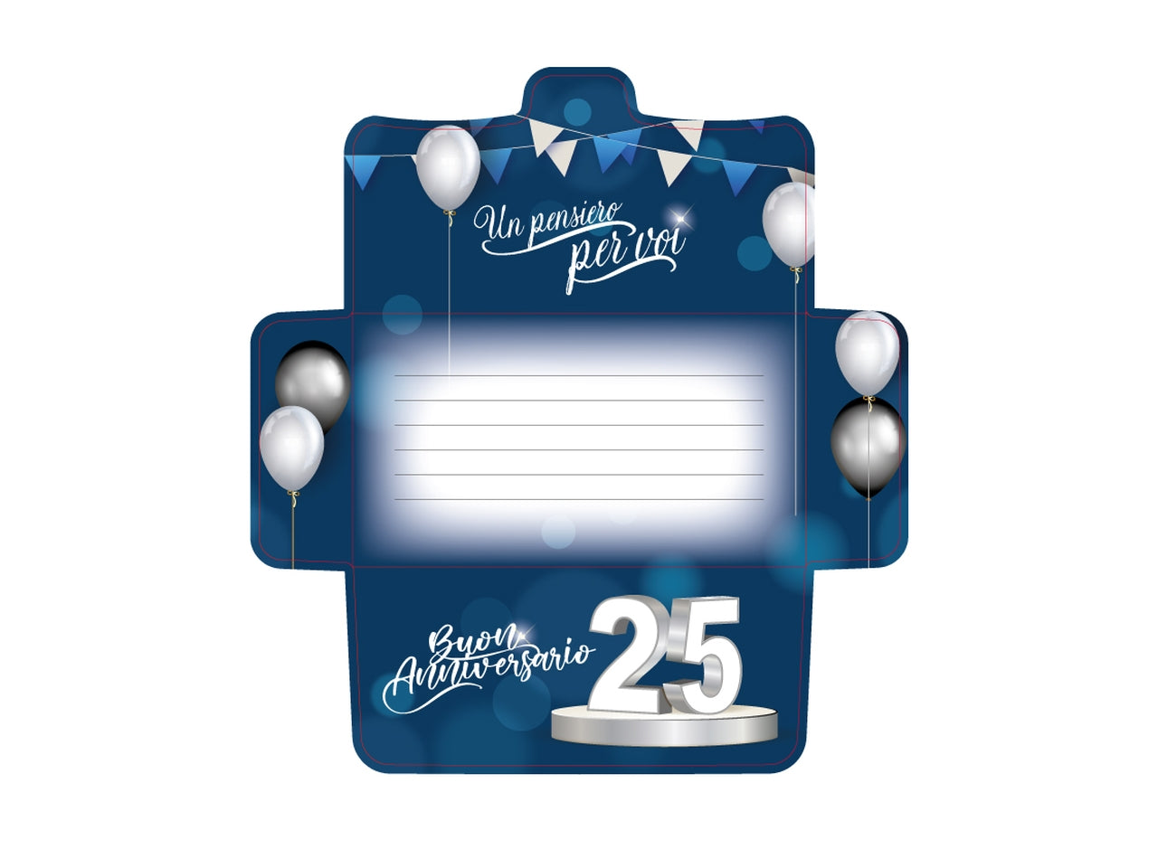 Biglietto portasoldi anniversario 25anni 004