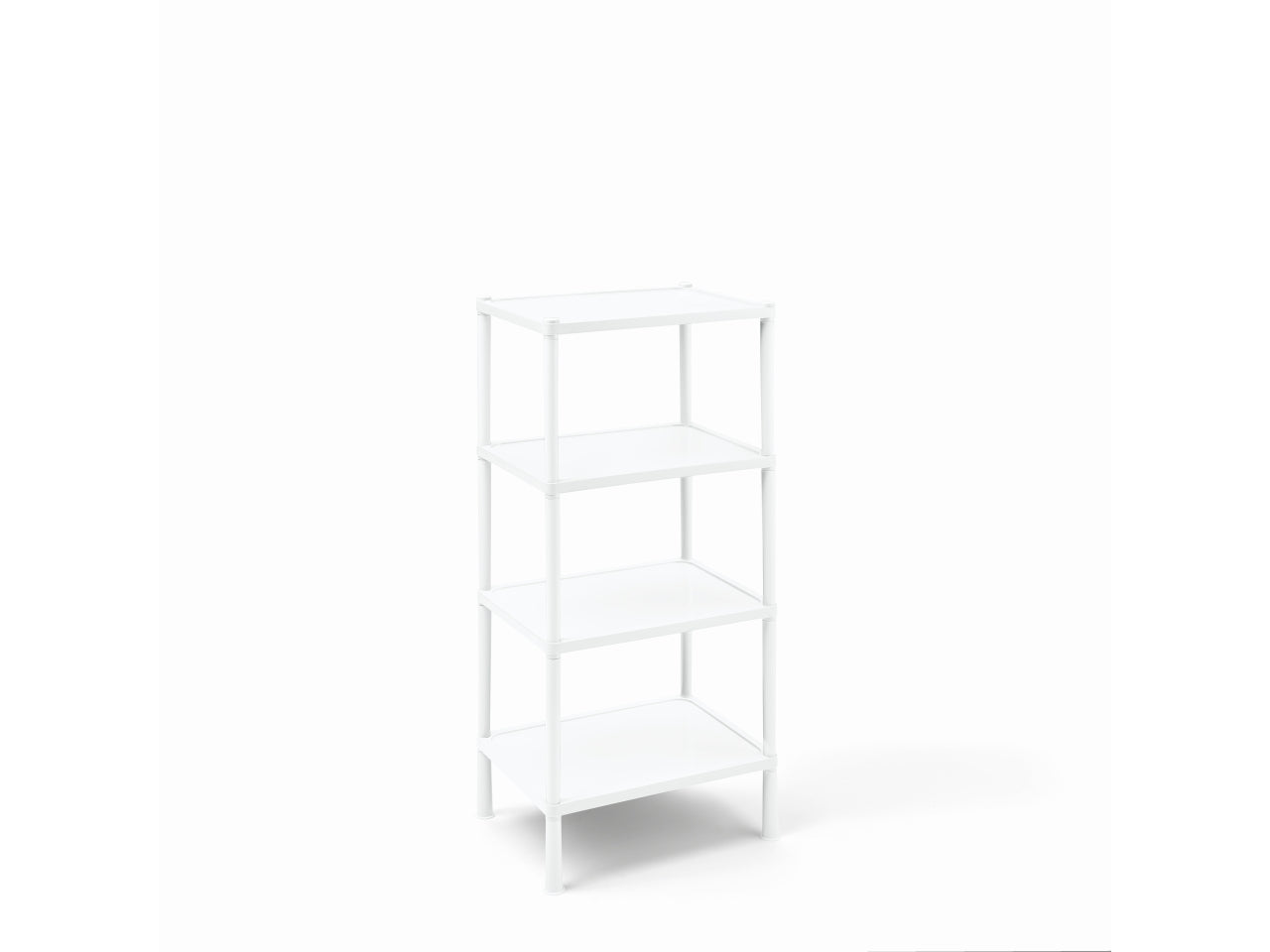 Scaffale in plastica con 4 ripiani 30x40xh.90cm