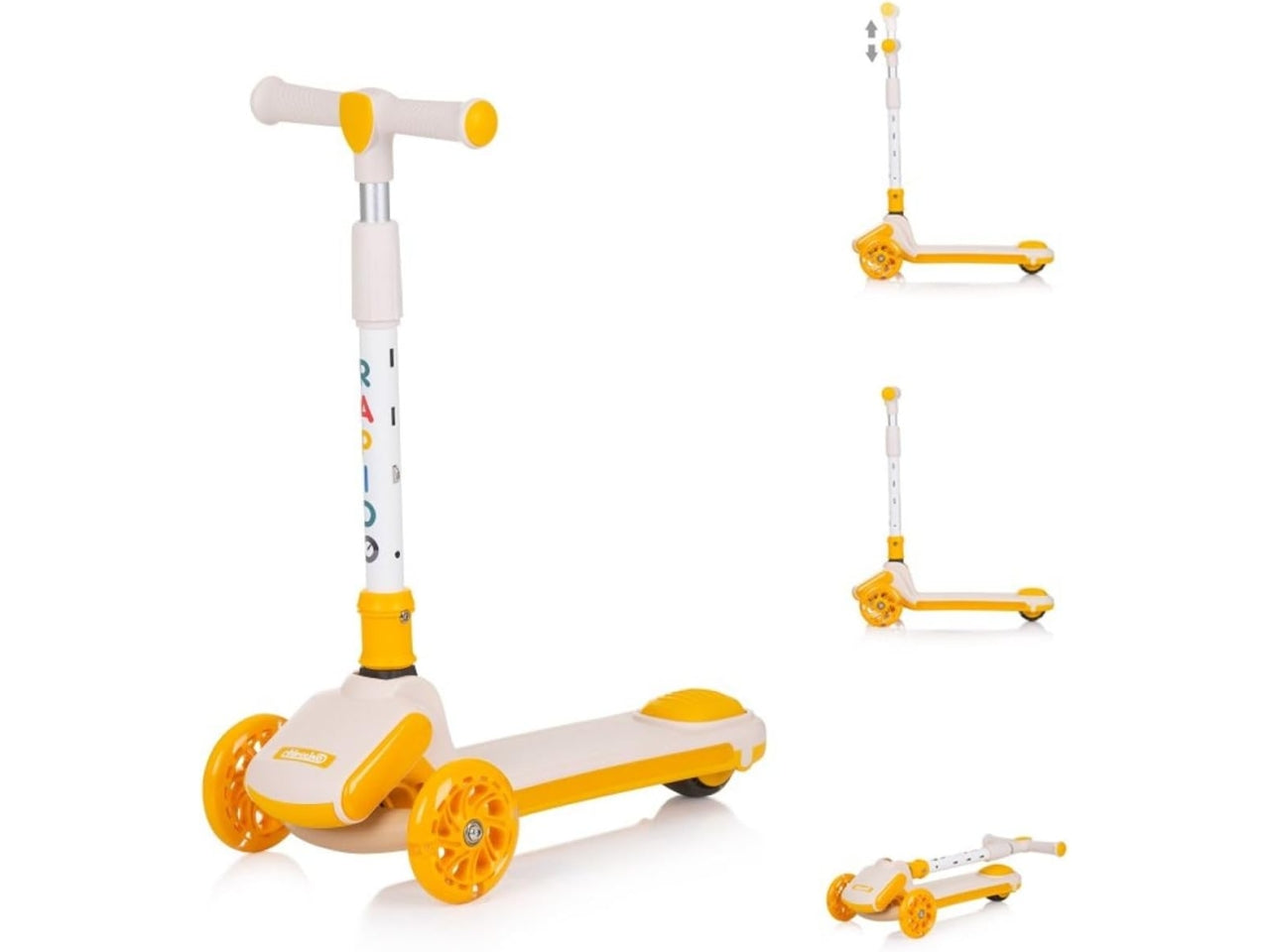 Scooter monopattino rapido giallo