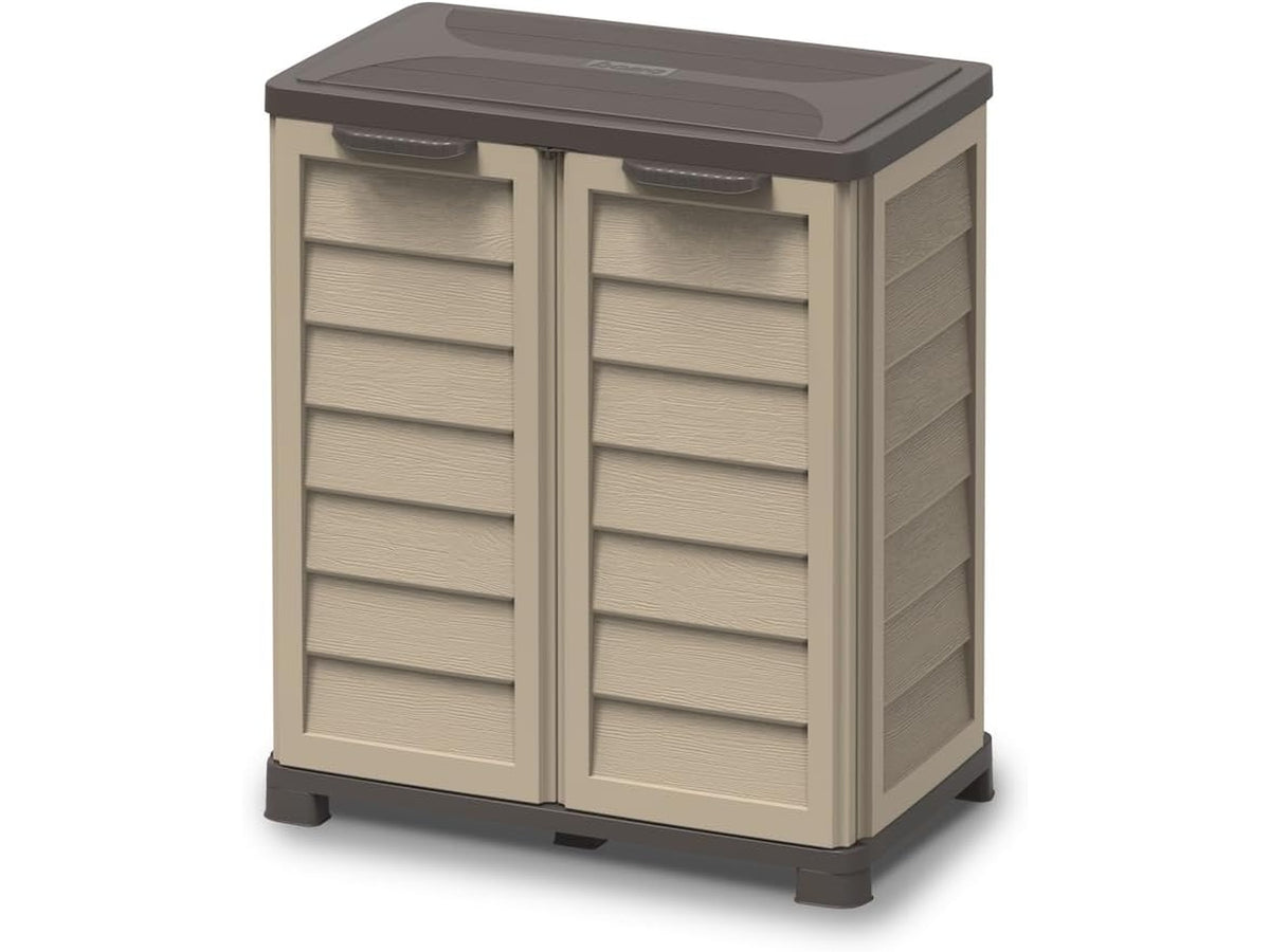 Riponi armadietto beige/tortora 76x46x89h