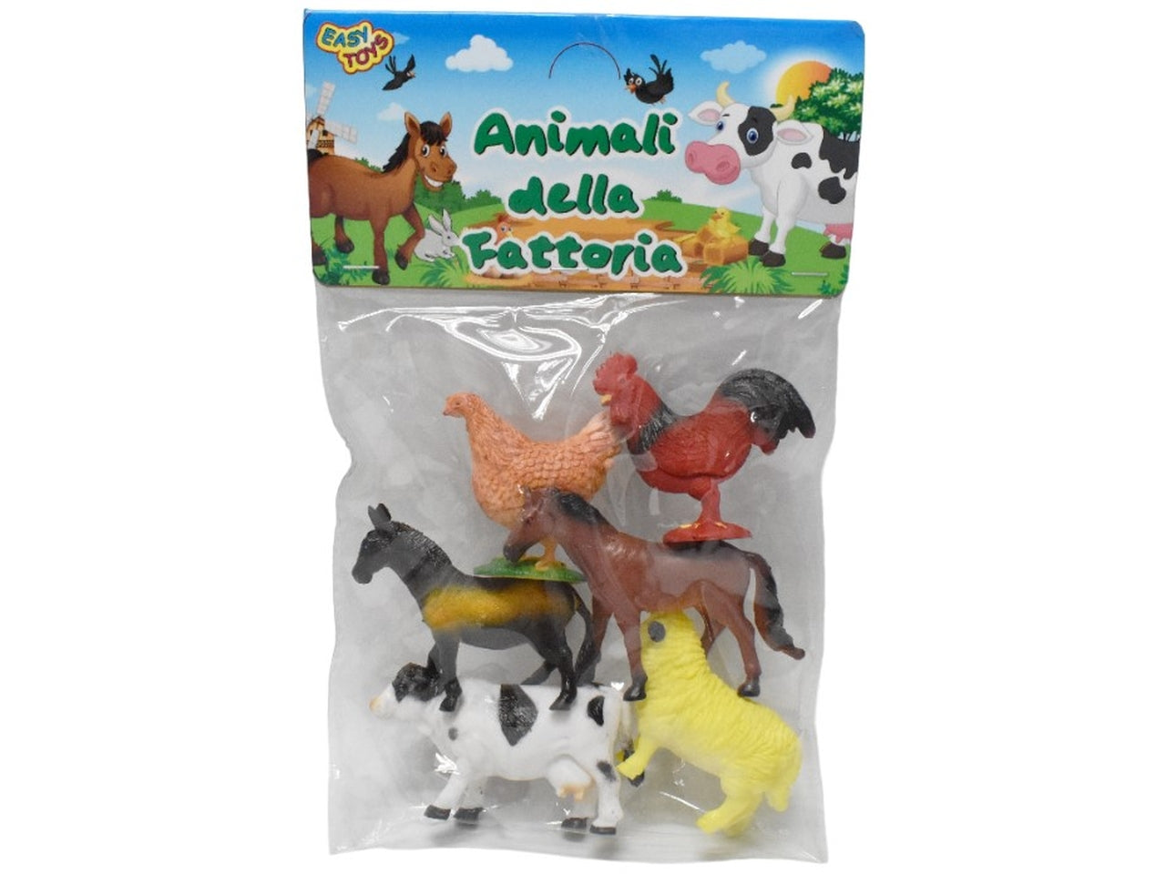 Gioco animali della fattoria 6pz