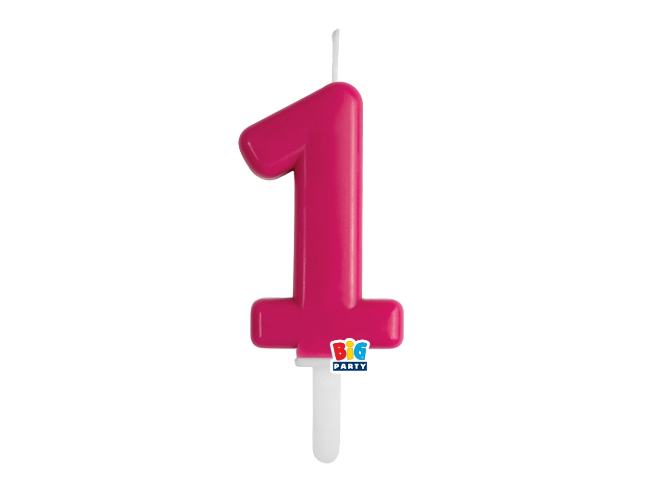 Candelina numero  1 di Cera Tiny Plump Cherry 7cm
