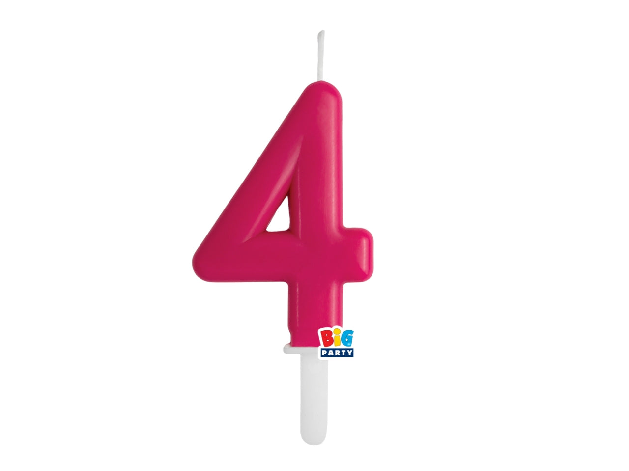 Candelina numero  4 di Cera Tiny Plump Cherry 7cm