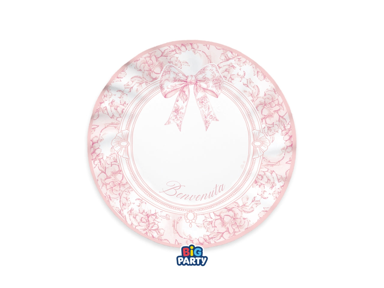 Piatti 25cm Benvenuta Fiocco Vintage set da 6 piatti