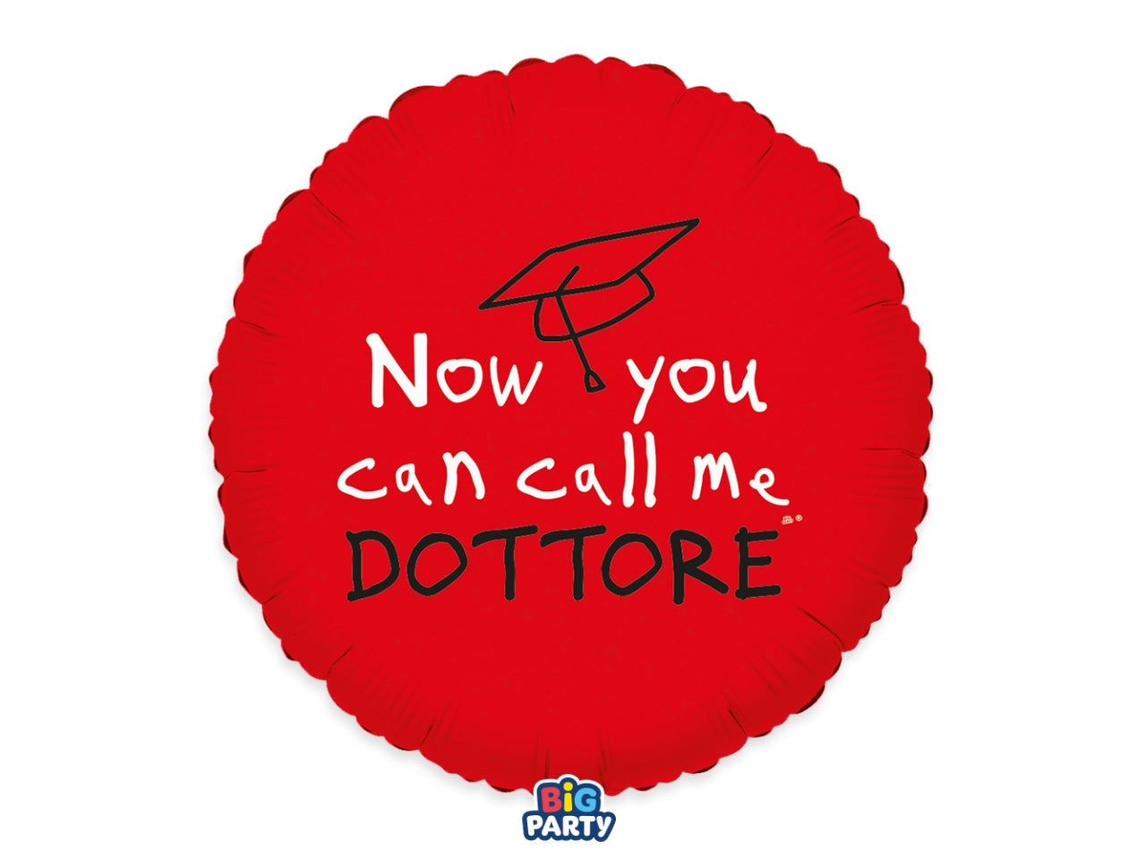 Palloncini Foil Tondo 45cm Call Me Dottore