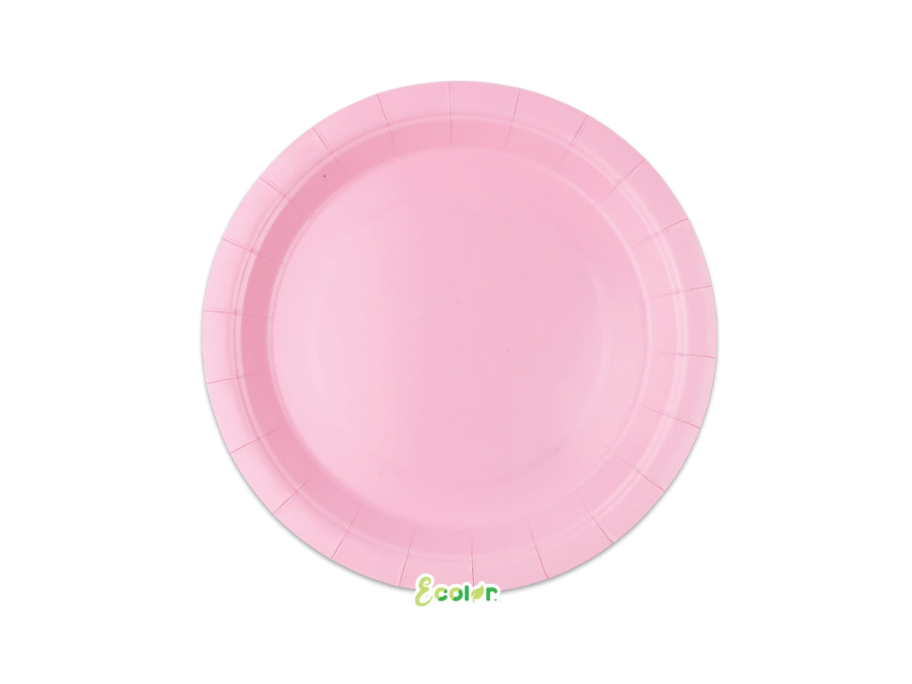 Piatti Ecolor 24cm Rosa set da 25 piatti