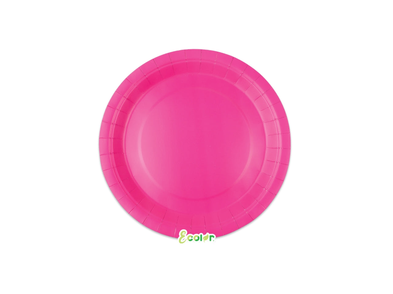 Piatti Ecolor 18cm Fuxia set da 25 piatti