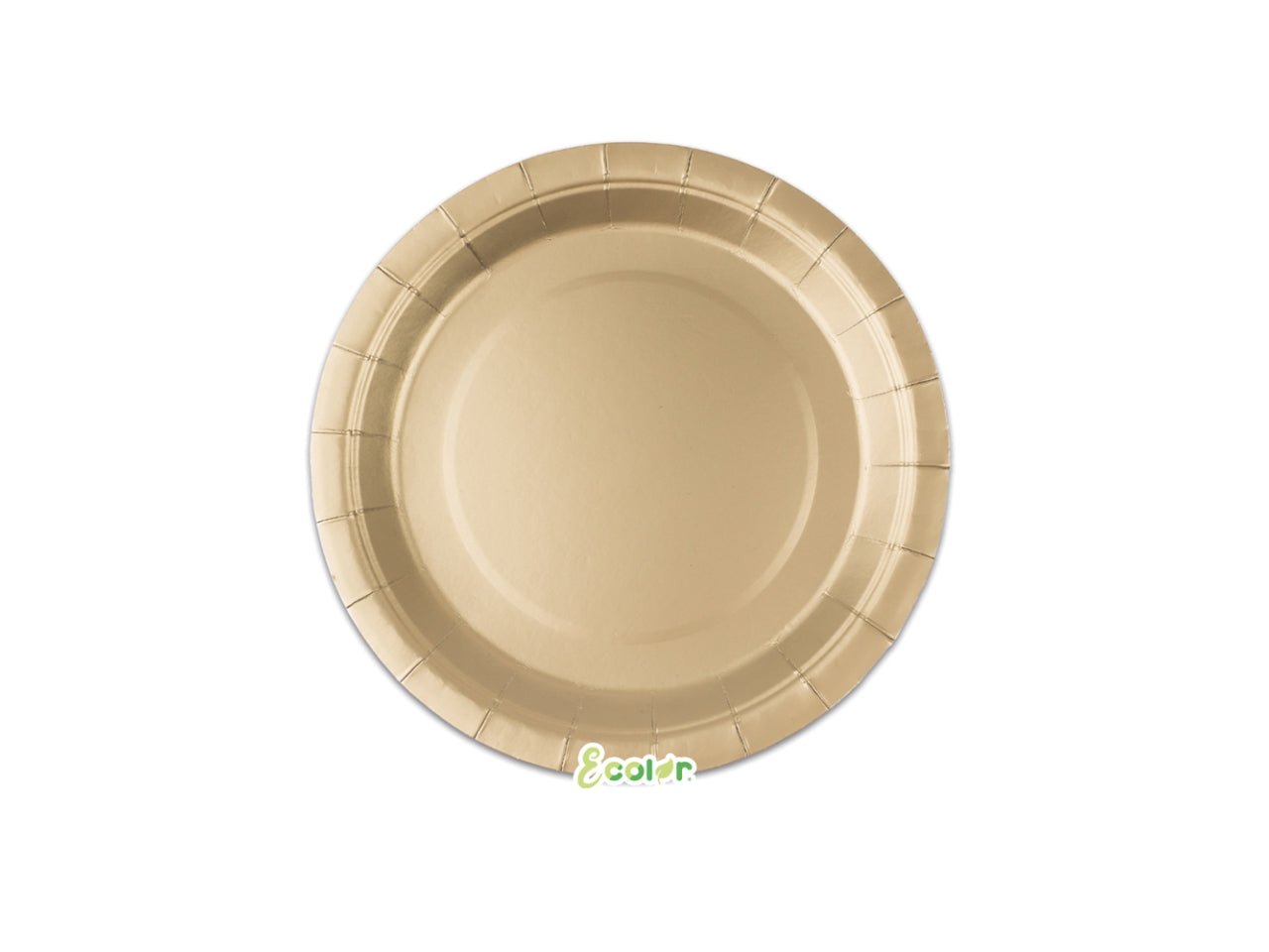 Piatti Ecolor 18cm Oro Matt set da 25 piatti