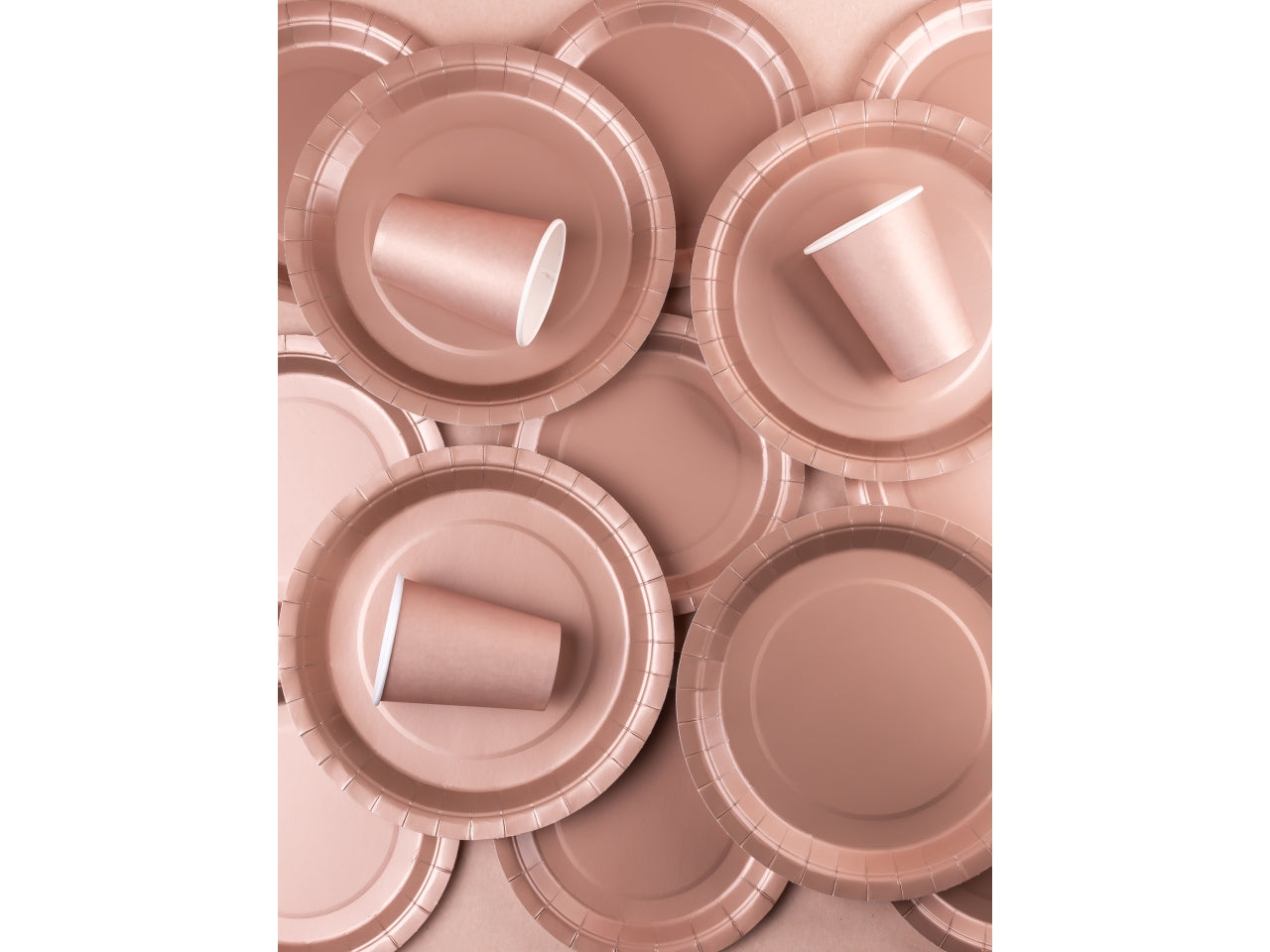 Piatti Ecolor 24cm Rose Gold Matt set da 25 piatti