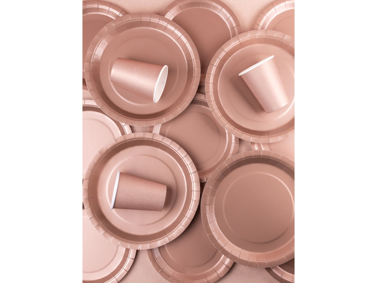Piatti Ecolor 24cm Rose Gold Matt set da 25 piatti