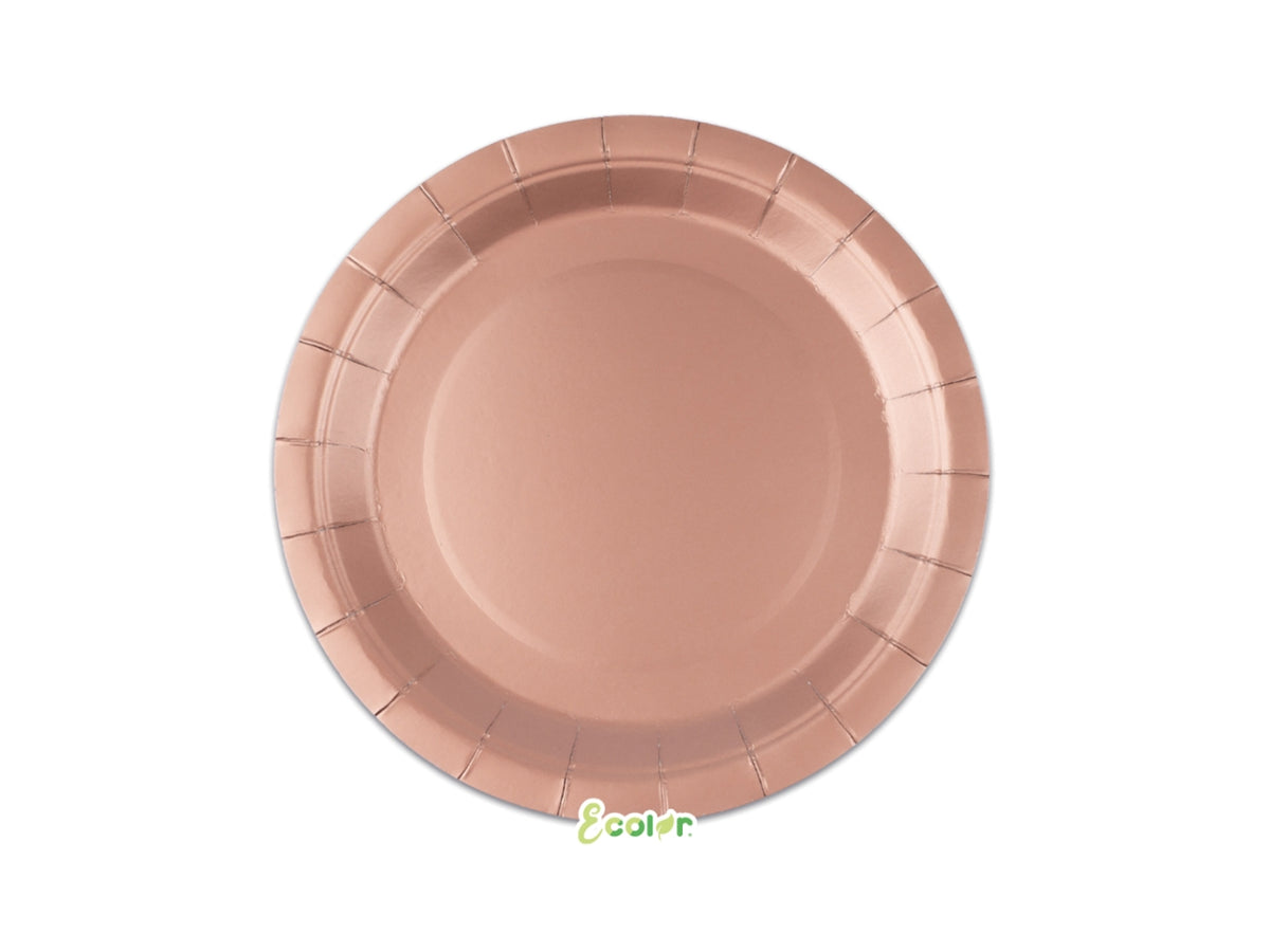 Piatti Ecolor 24cm Rose Gold Matt set da 25 piatti