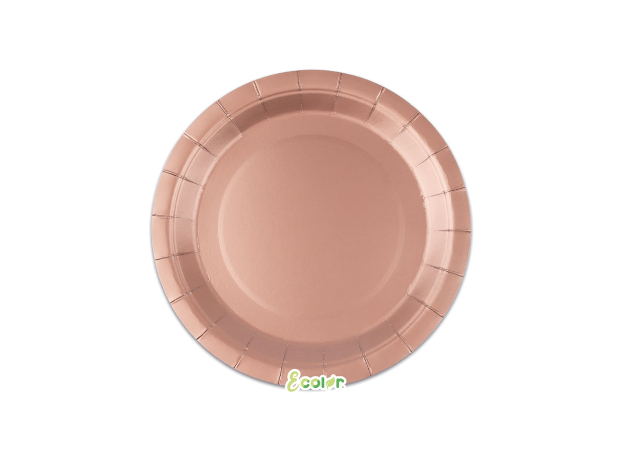 Piatti Ecolor 18cm Rose Gold Matt set da 25 piatti