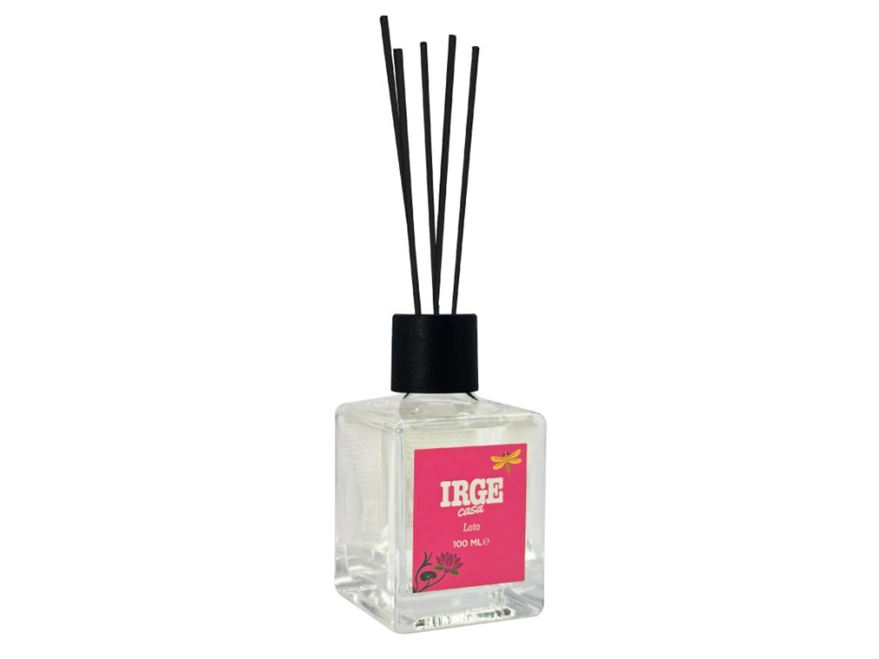 Diffusore cubo 100ml natural fiori di loto con bastoncini