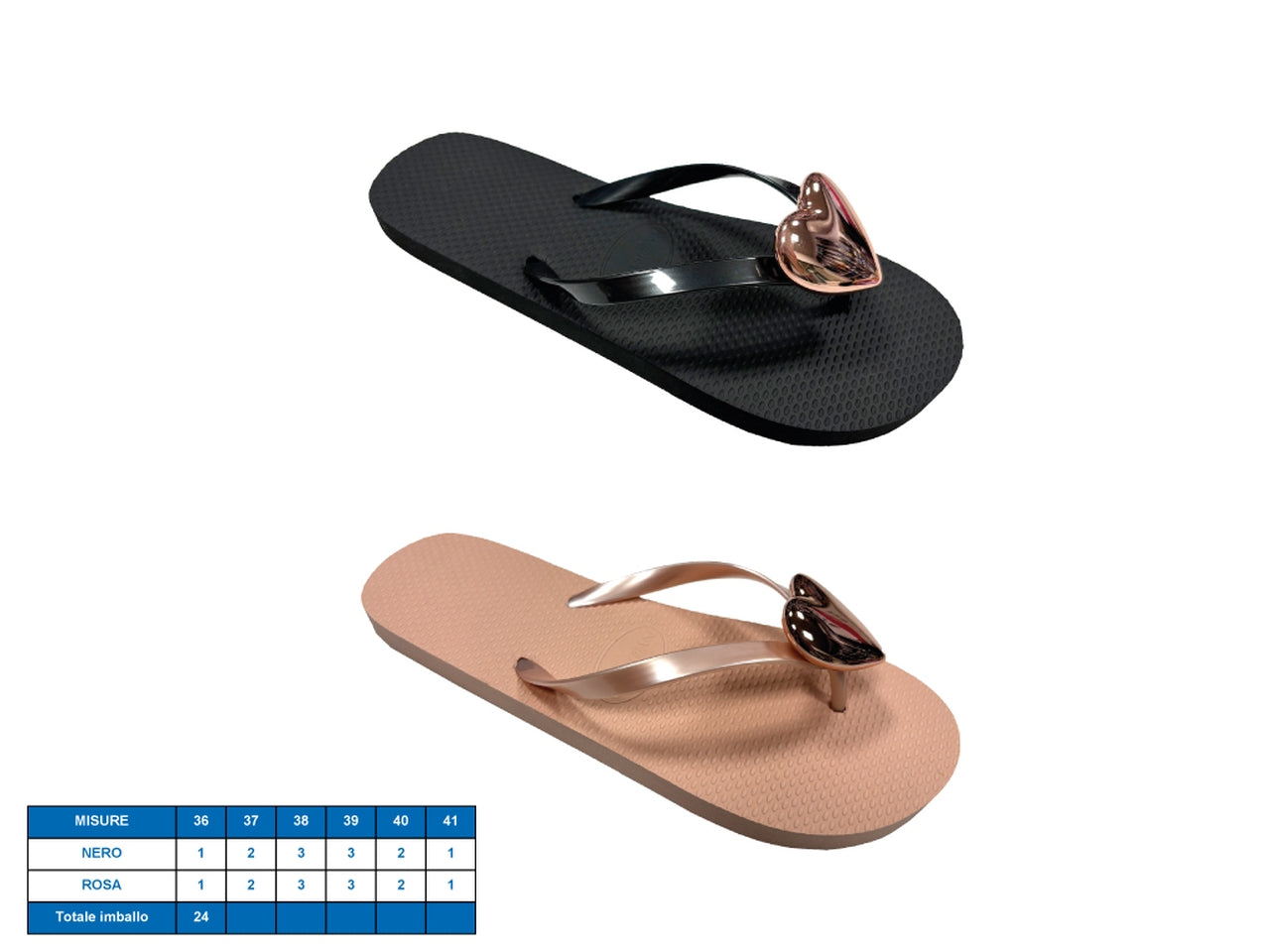 Ciabatta donna efeso tg 36-41 in 2 assotimenti