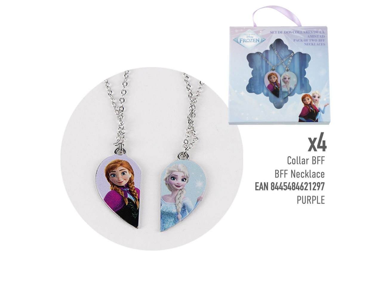 Frozen collana viola