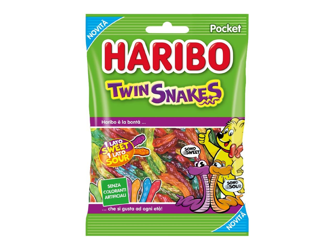 Haribo Twins Snakes bustina da 80gr
