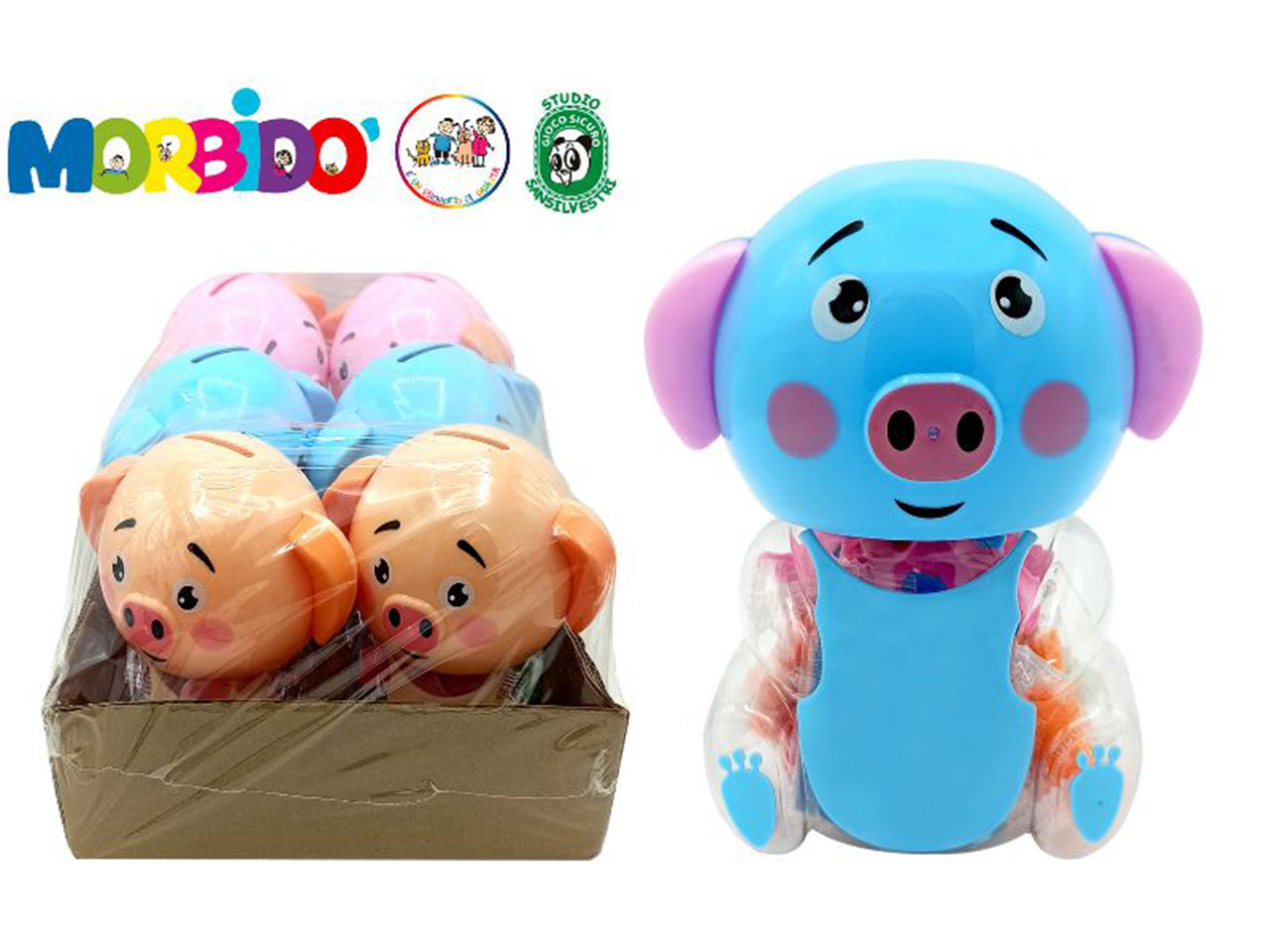 Plastilina maialino 15cm 15pz