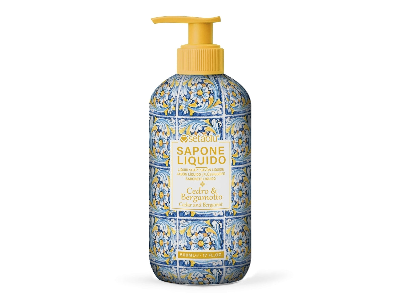 Sapone mani 500ml maioliche cedro e bergamotto