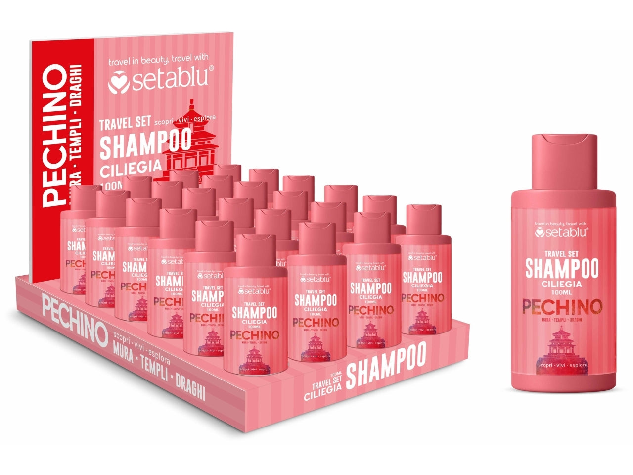 Shampoo 100ml ciliegia linea travel