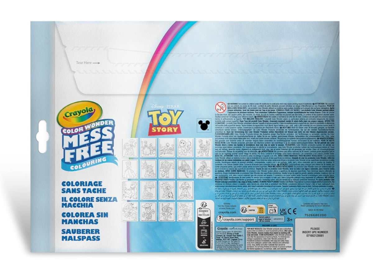 Coloring set cw disney toy story ass.