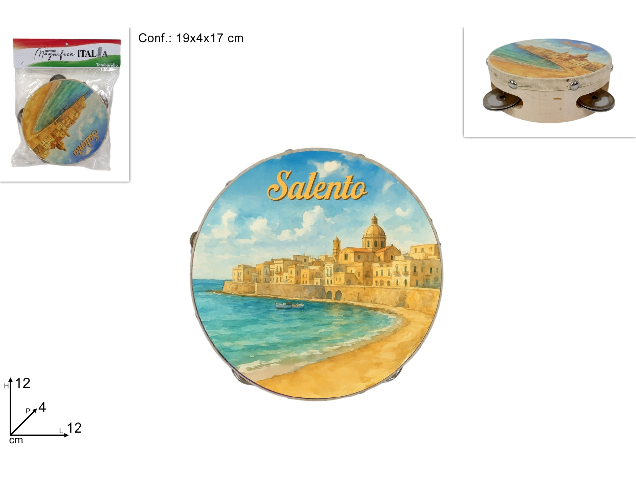 Tamburello 12cm Salento