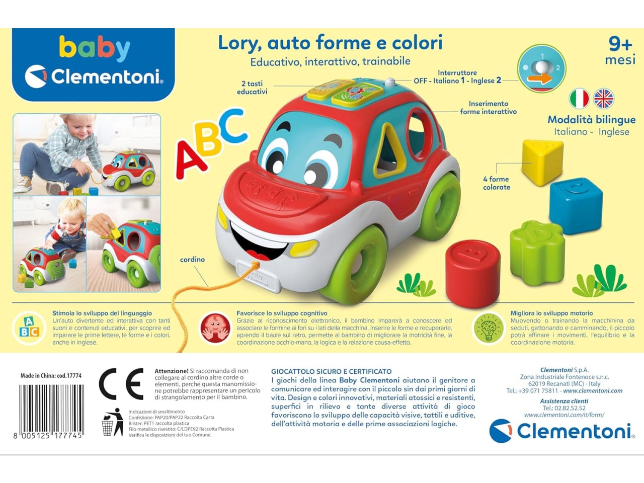 Cinquino forme e colori