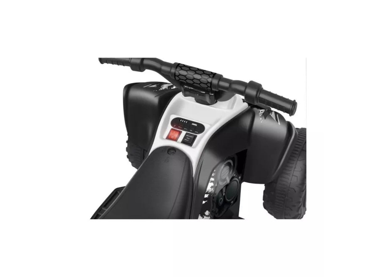 E-spidko quad a batteria li-ion 12v di colore nero