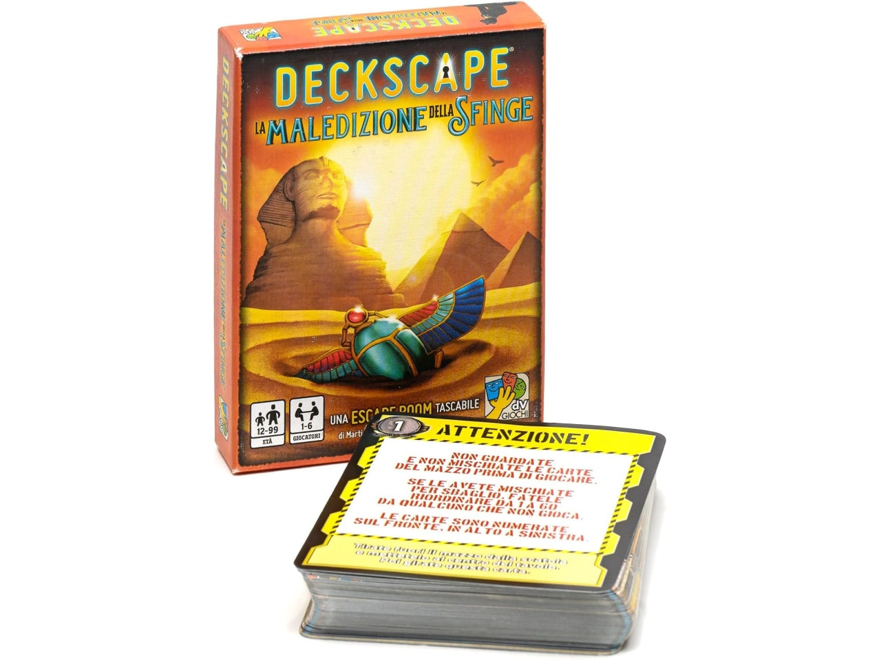 Gioco Deckscape La Maledizione Della Sfinge