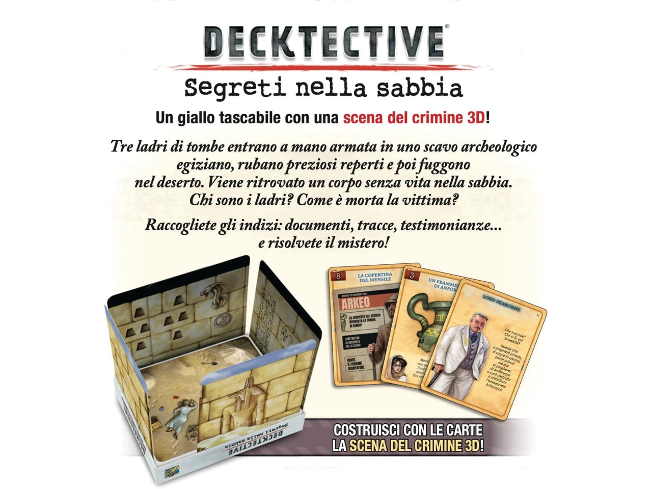 Gioco Decktective  Segreti Nella Sabbia