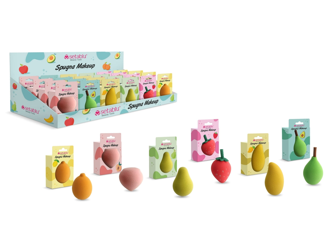Spugnetta make up frutta