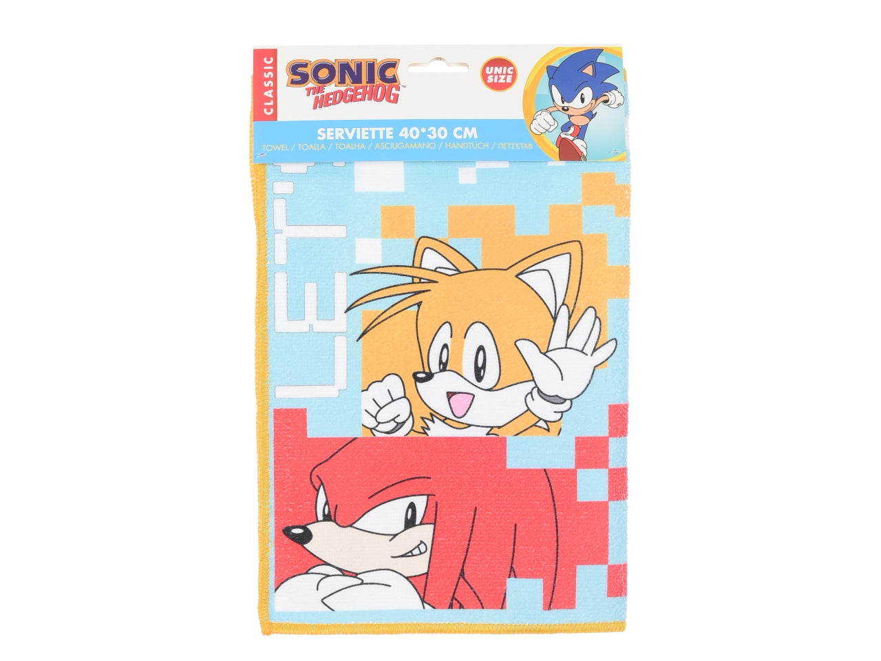Sonic tovaglietta 40x30cm blu