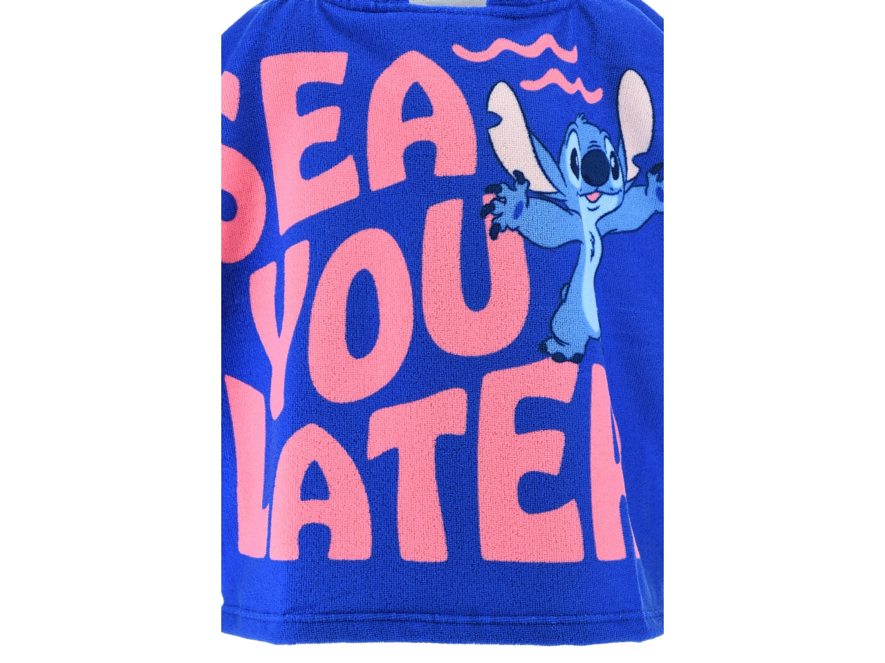 Lilo e Stitch asciugamano poncho blu