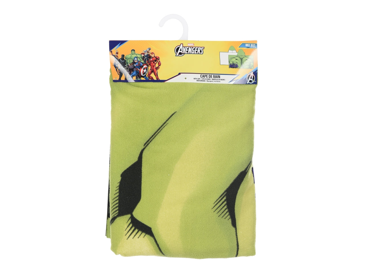 Avengers classic telo mare con cappuccio verde