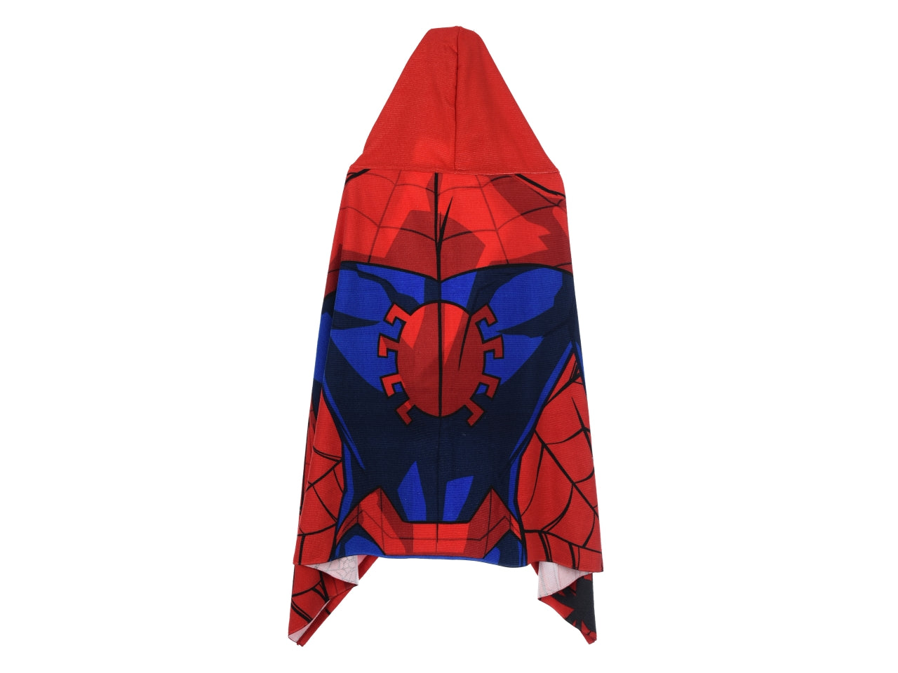 Spiderman telo mare con cappuccio rosso $