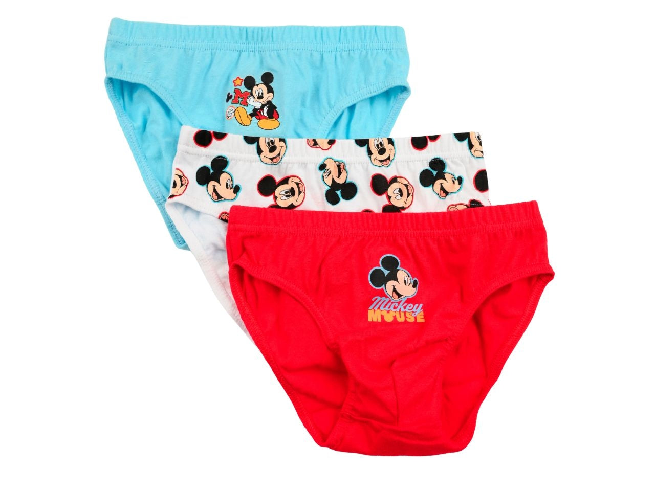 Mickey mutandine in box da 3 pezzi, taglia 3/4anni