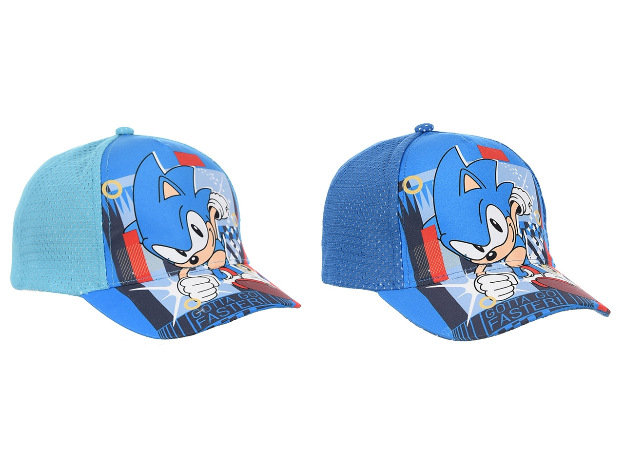 Sonic classic cappello con visiera taglie 52 e 54 in colori assortiti