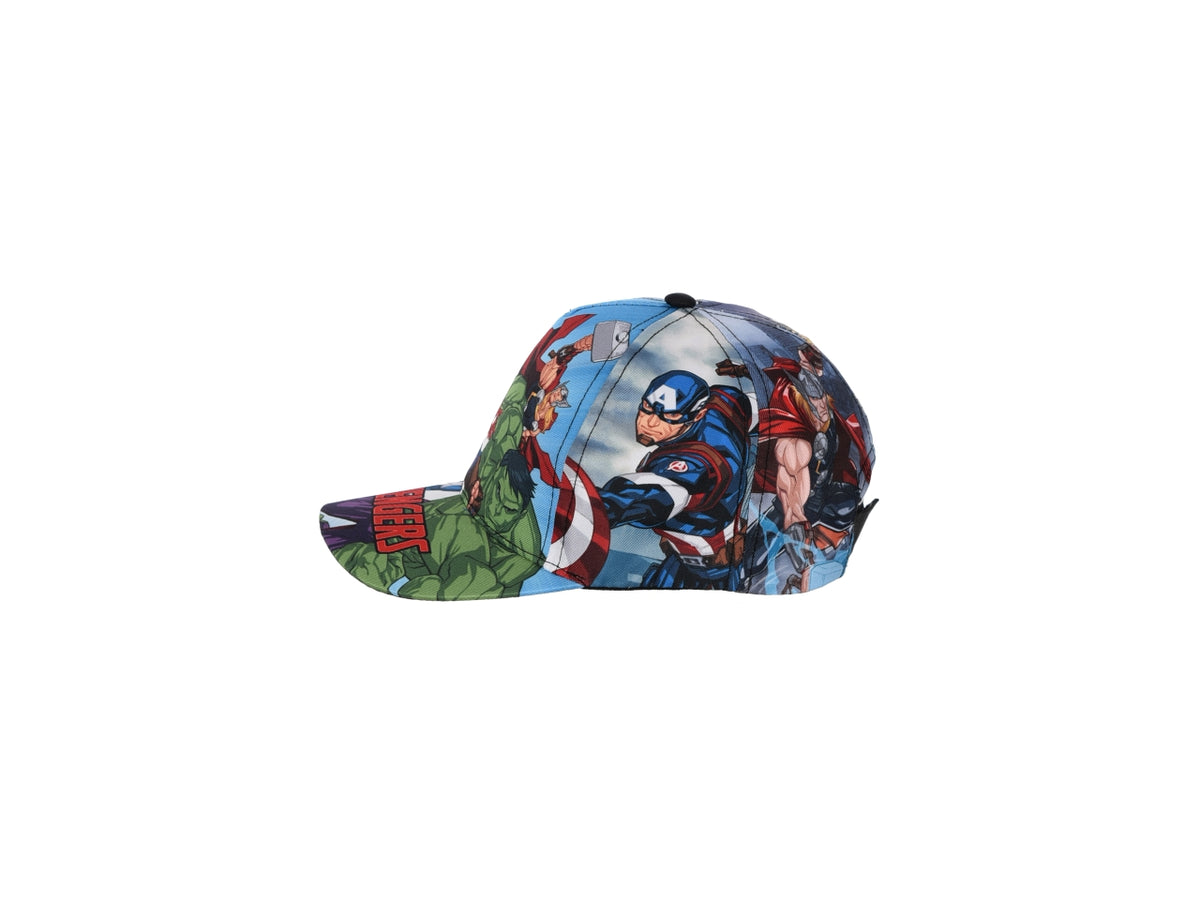 Avengers classic cappello con visiera taglie 52 e 54 nero