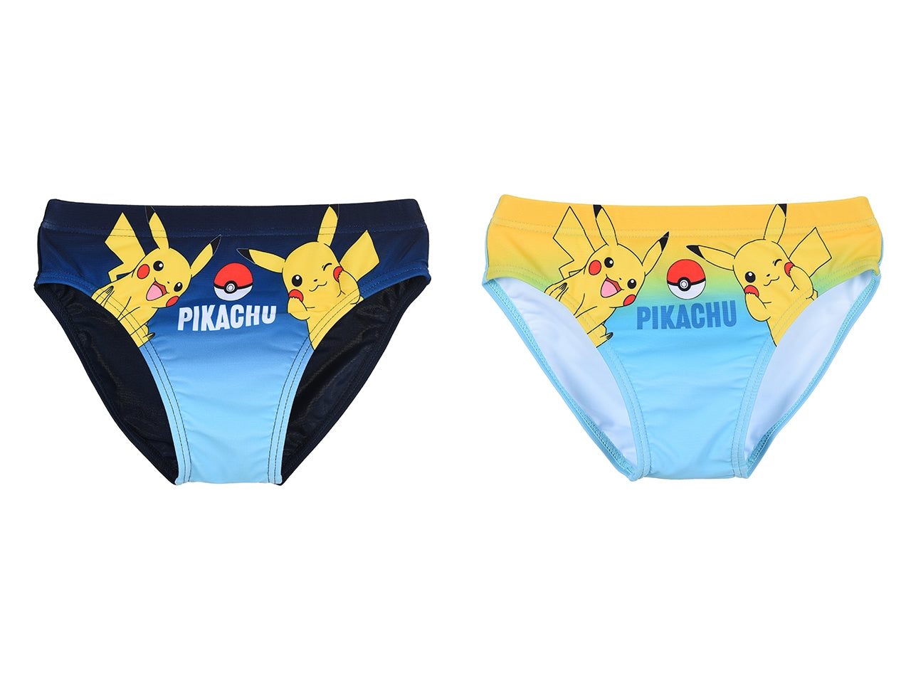 Pokemon costume mare slip taglie dalla 4 alla 10 anni colore blu