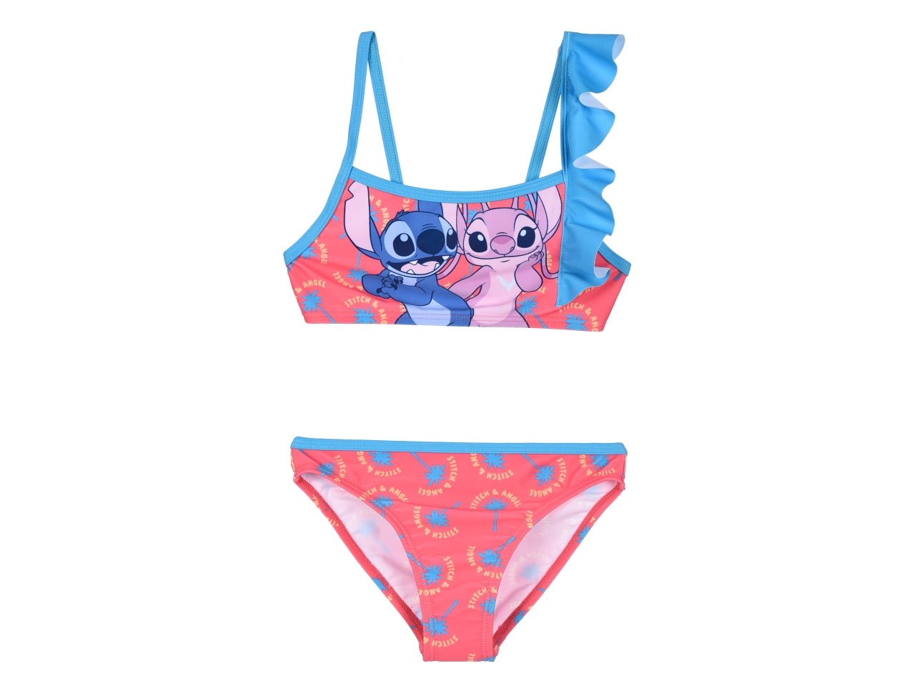 Lilo e stitch costume mare bikini taglie dalla 3 alla 8 anni  blu