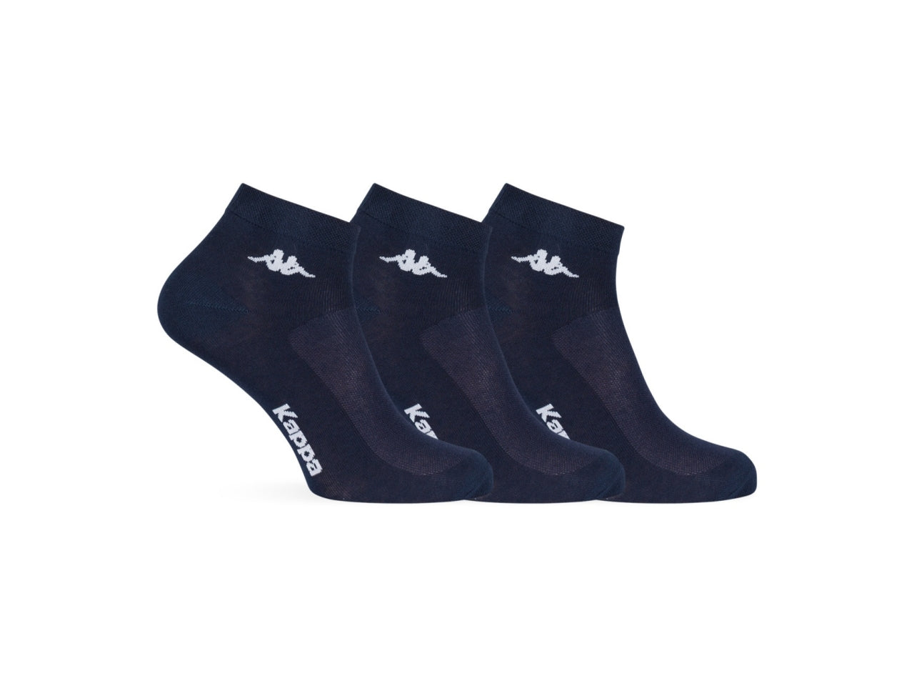 Minicalza da uomo maglia jersey e traforo in cotone set da 3 paia blu notte tg 43/46