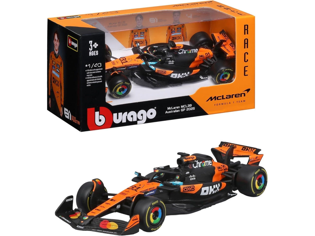 Auto F1 Mclaren Oscar Piastri 1:43
