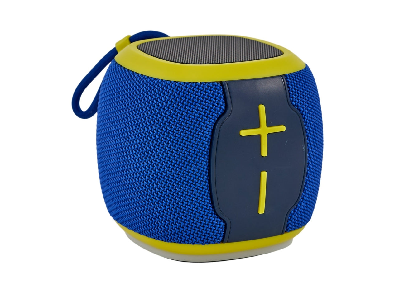 Cube speaker fm 10xh.9,2cm blu/giallo