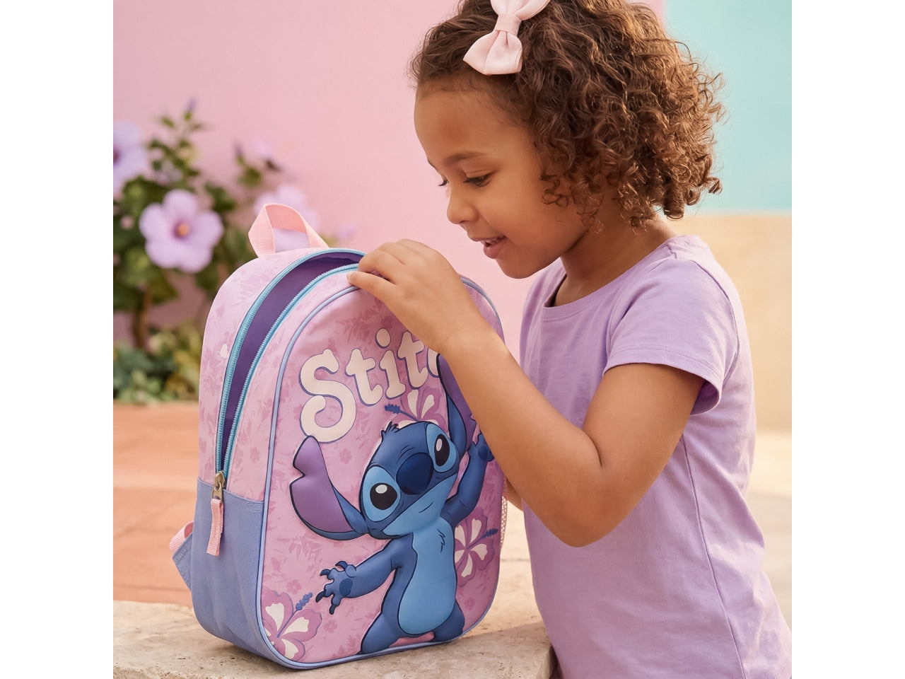 Zaino asilo 3D Lilo e Stitch