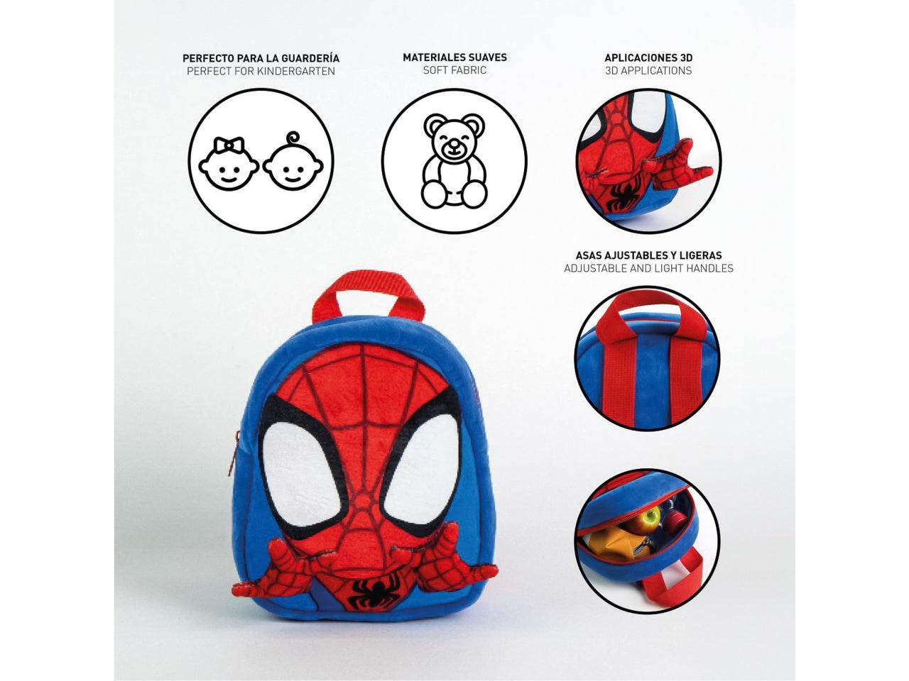 Zaino asilo in pelucheSiderman