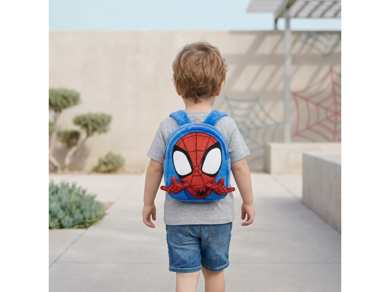 Zaino asilo in pelucheSiderman