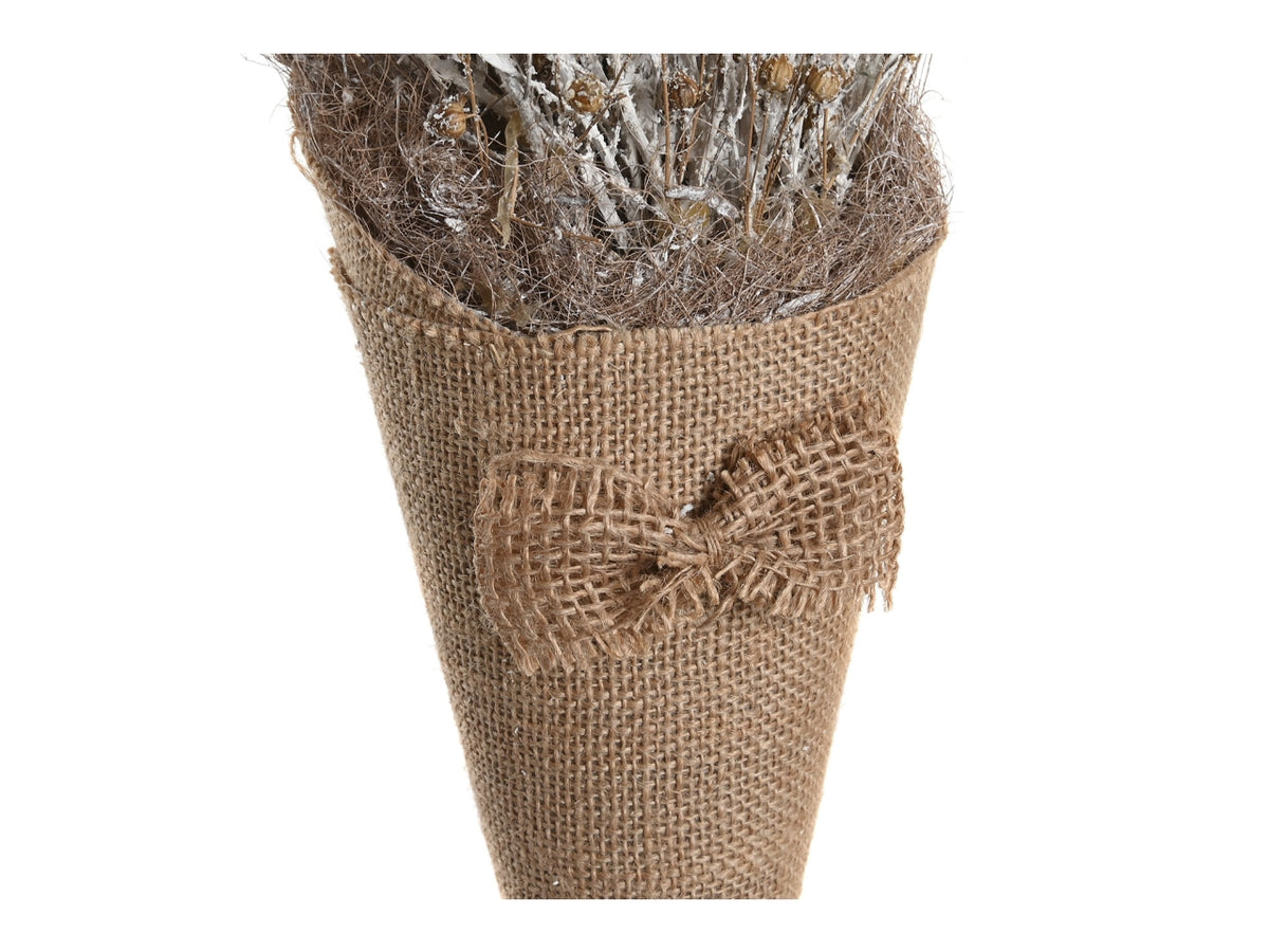 Mazzo fiore secco iuta 25x25x50cm in 3 assortimenti