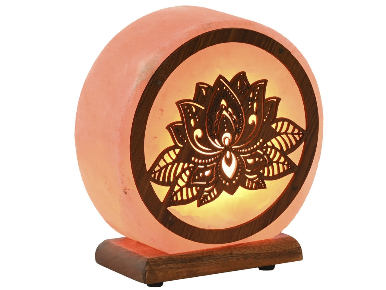Lampada da tavolo sale dell'himalaya 16x7x18cm 3,5kg