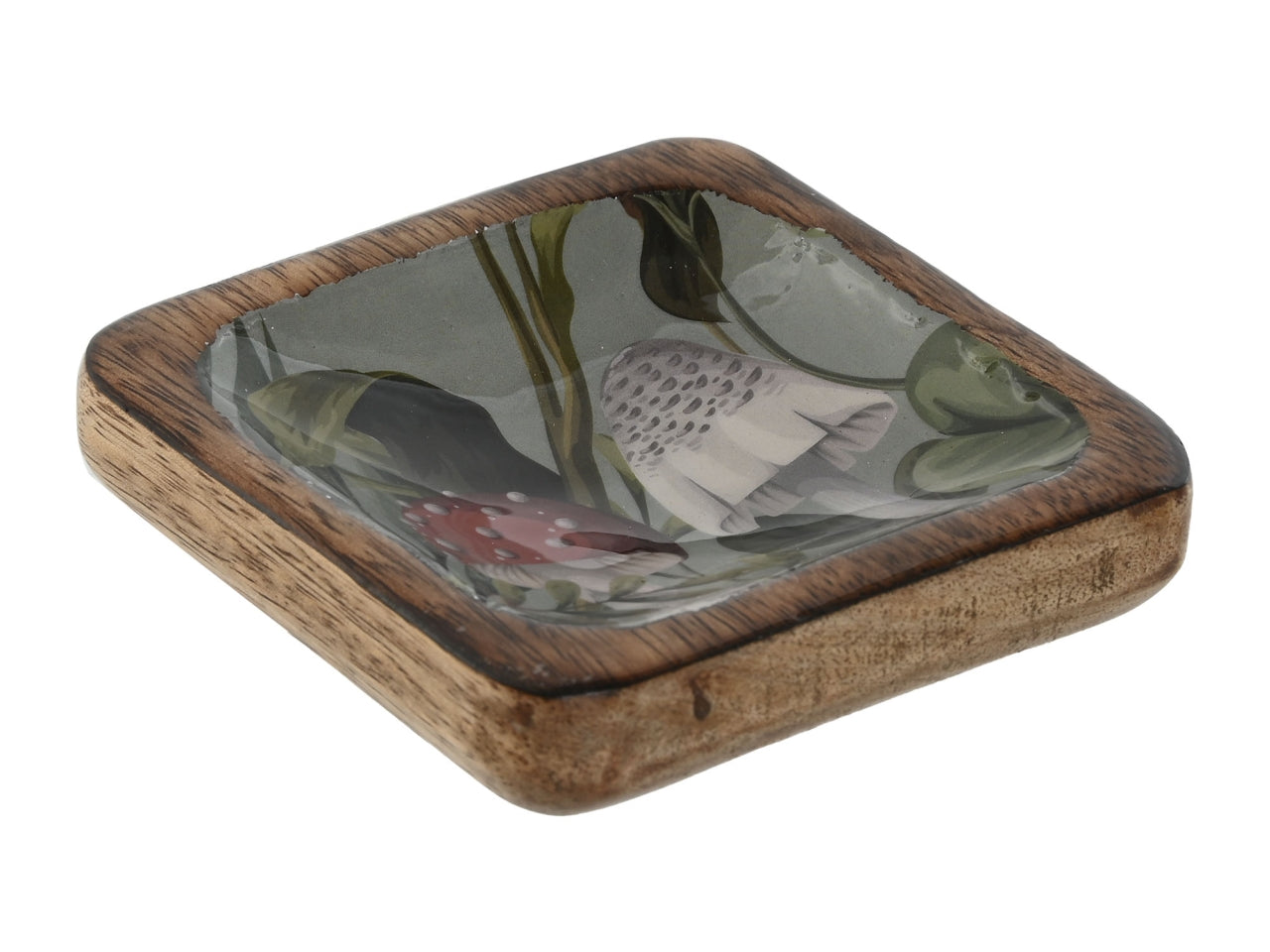 Vassoio svuota tasche mango 10x10x2,5cm laccato
